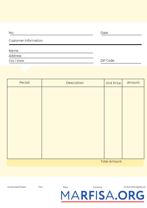 Realistic Editable Commercial Sales Invoice Template